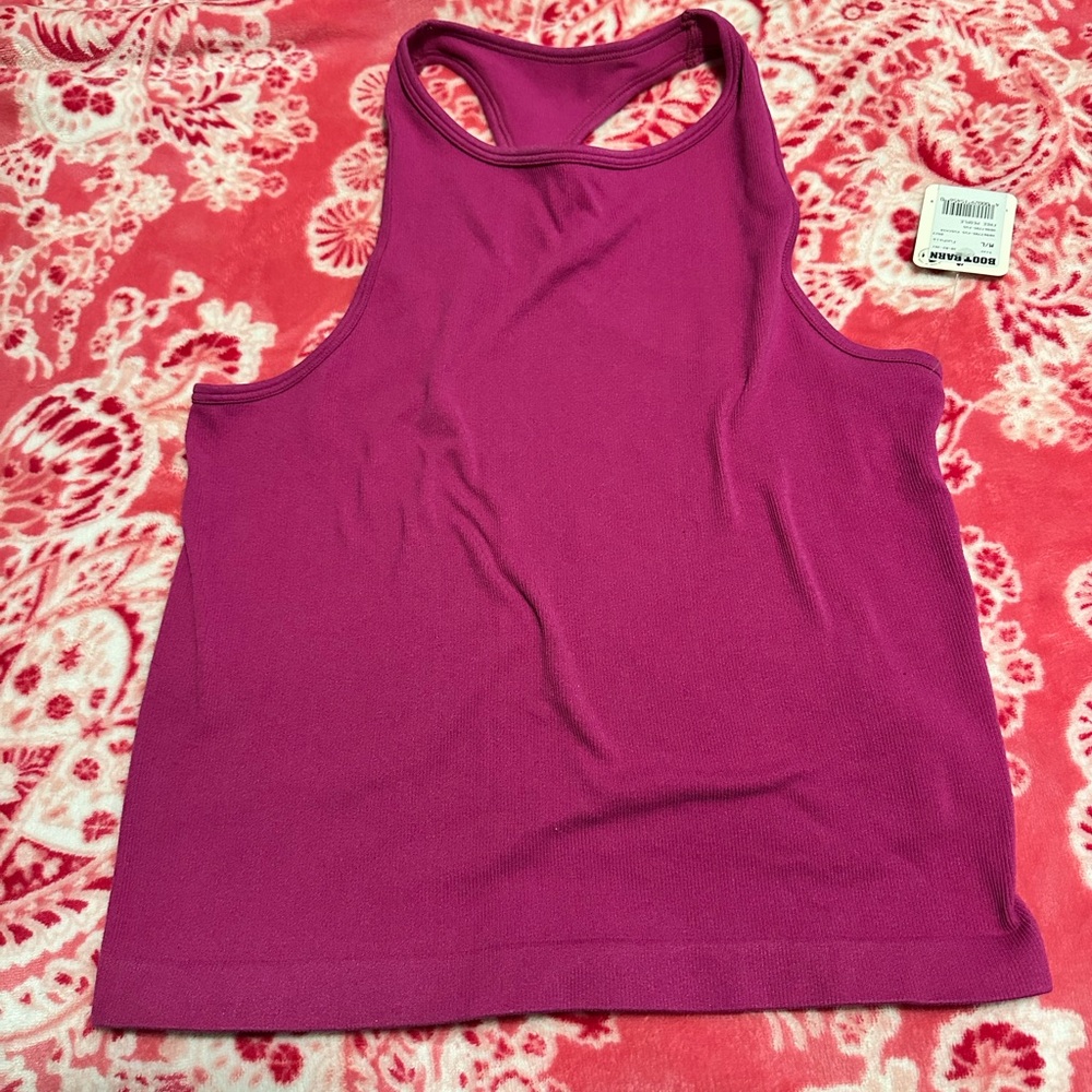Free People Magenta Racerback Tank